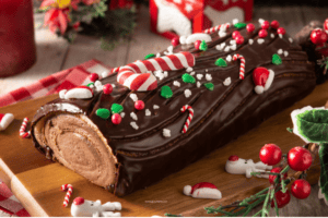 Save Money at Christmas with a homemade yule log